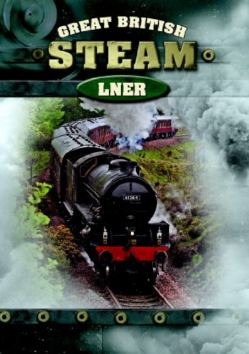 DVD cover featuring a black steam train with a red base, emitting smoke.