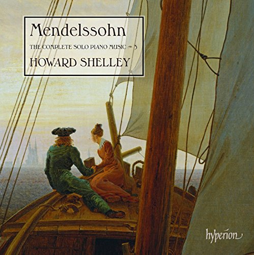 "CD cover featuring a painting of two people on a sailboat, with text overlay."