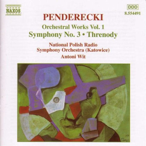 Nprsowit - Penderecki - Orchestral Works, Vol 1 [CD]