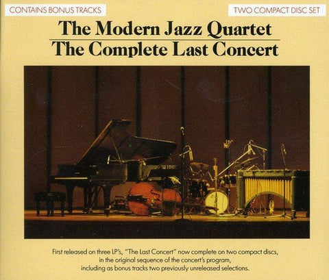 The Modern Jazz Quartet - The Complete Last Concert [CD]