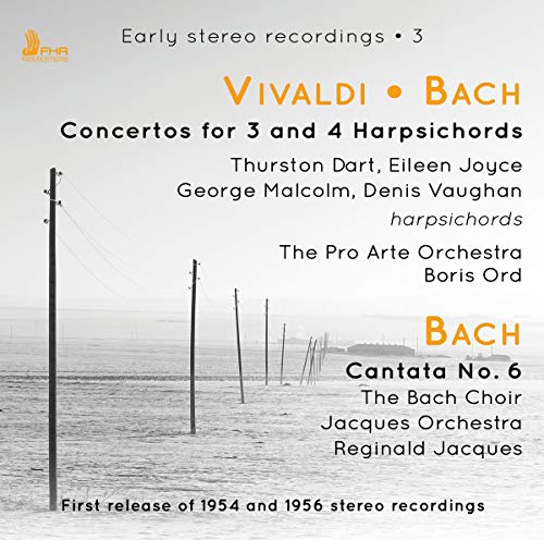 Thurston Dart, Eileen Joyce, George Malcolm, Denis Vaughan - Vivaldi, Bach: Concertos For 3 Or 4 Harpsichords, Bach: Cantata No. 6 [CD]