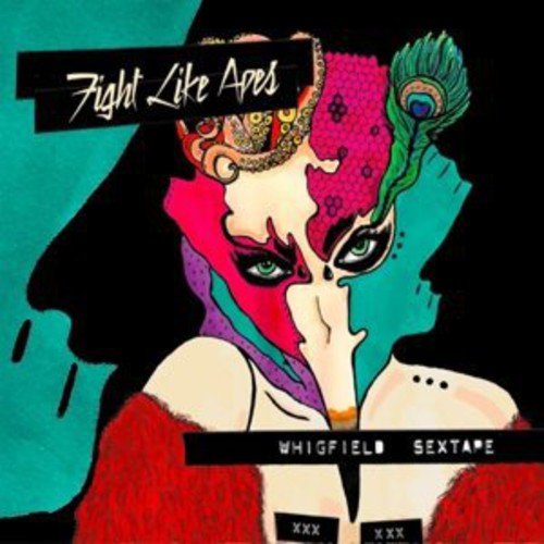 "Album cover with a stylized, multi-colored illustration of a woman's face and shoulders."