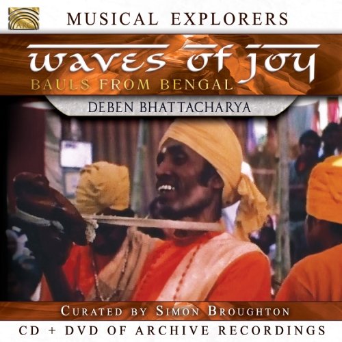 "Waves of Joy" CD cover featuring a man playing a flute-like instrument.