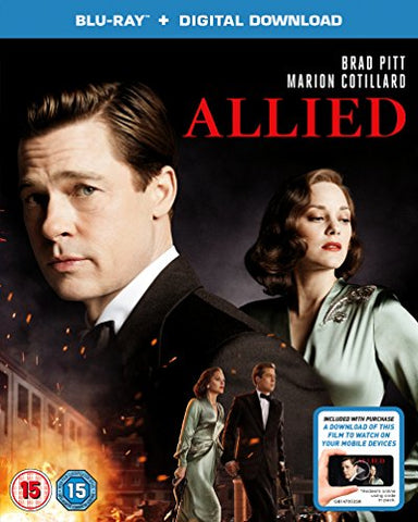 Allied (Blu-ray + Digital Download) [2016] [Region Free] Blu-ray