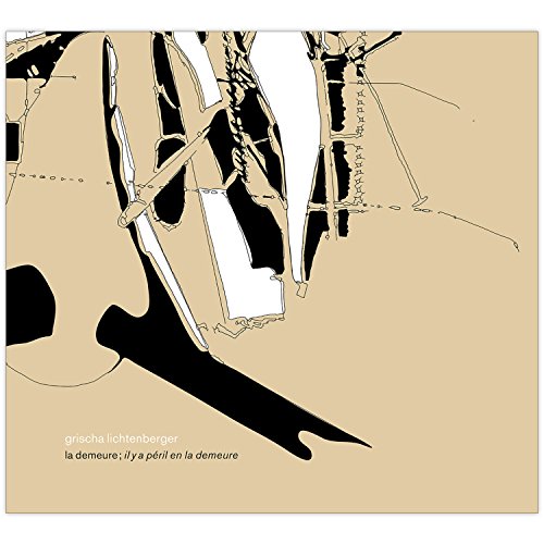 Brown album cover with abstract black and white cut-out shapes and text.