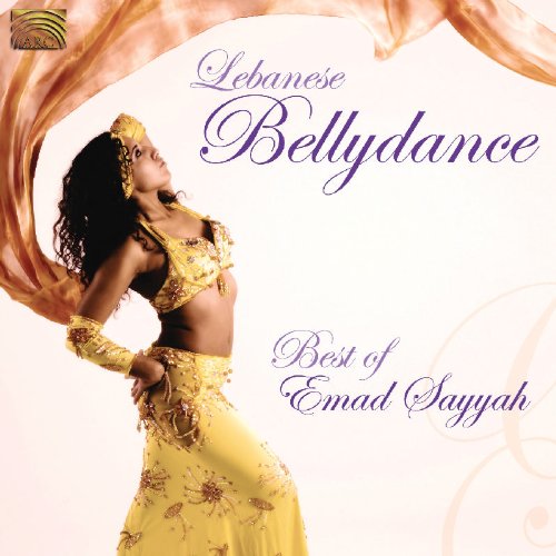 CD case with a cover, titled "Lebanese Bellydance: Best Of Emad Sayyah" with a barcode.