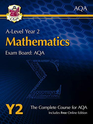 A-Level Maths for AQA: Year 2 Student Book with Online Edition (CGP A-Level Maths)