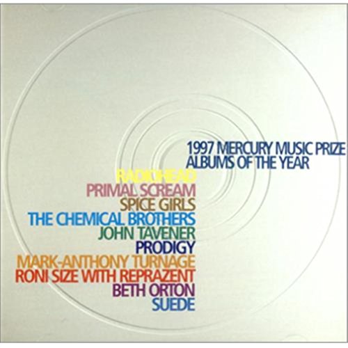 CD cover with a list of 1997 Mercury Music Prize nominees.