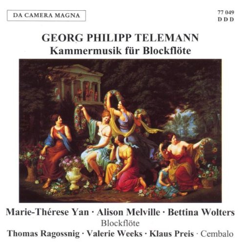 "CD cover featuring a classical painting of women in a garden."