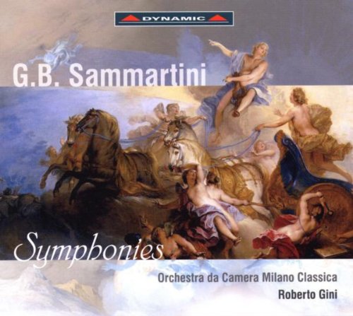 A classical music CD cover featuring a Renaissance-style painting of mythological figures.
