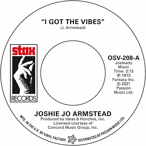 Josie Jo Armstead - I Got The Vibes / I'll Never Stop Loving You [7"] [VINYL]