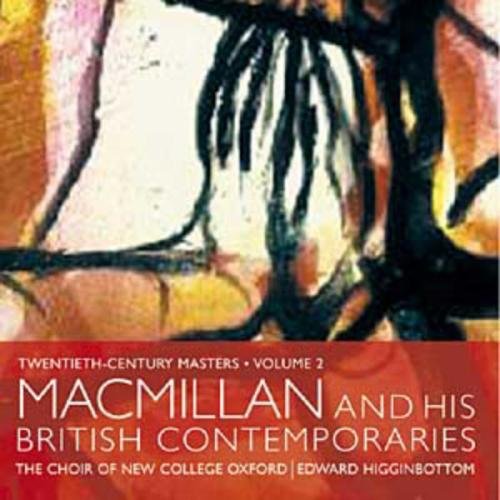 "Album cover featuring abstract painting with text 'MacMillan and his British Contemporaries'."