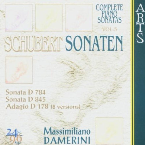 Damerin Massimiliano - Schubert: Sonata D 784; Sonata D 845; Adagion D 178 [CD]