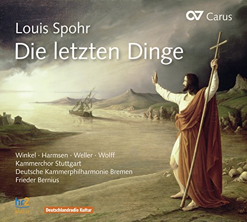 CD cover art featuring Jesus holding a cross, with a ship in the background.