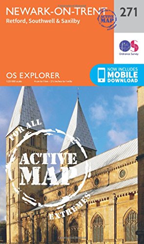 OS Explorer Map Active (271) Newark-on-Trent (OS Explorer Active Map)
