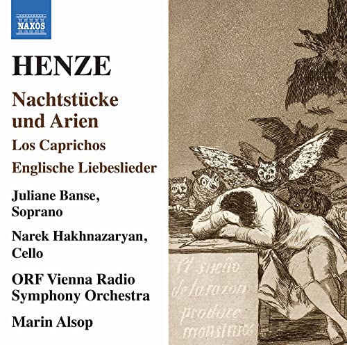 Banse/orf Vienna Rso/alsop - Hans Werner Henze: Nachtstücke und Arien, Los Caprichos, Englische Liebeslieder [CD]