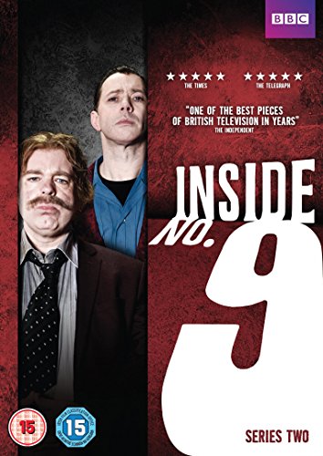 DVD cover for "Inside No 9 - Series 2" featuring two men on a red background.