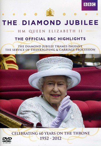 DVD cover featuring Queen Elizabeth II in a carriage, wearing a white hat and gloves.
