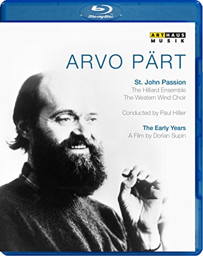 Blue Blu-ray case with black and white portrait of a bearded man.