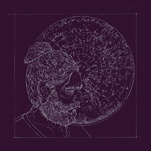 A man's head is illustrated in profile, with a circular pattern behind him.