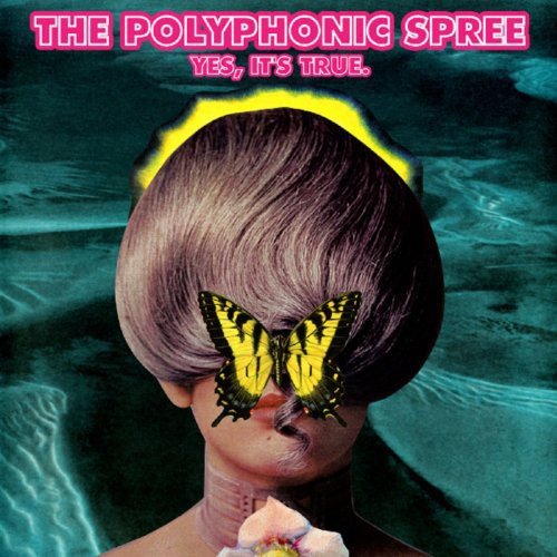 "Album cover with a person and butterfly on their face, pink text at top."