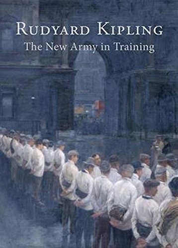 Book cover: soldiers in uniform stand in formation, "Rudyard Kipling" and title are visible.