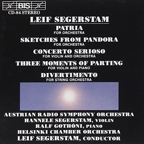 Leif Segerstam - Segerstam: Patria Audio CD