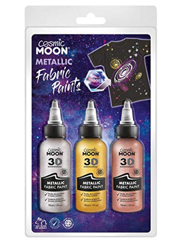 Cosmic Moon Metallic Fabric Paint - Adult Unisex