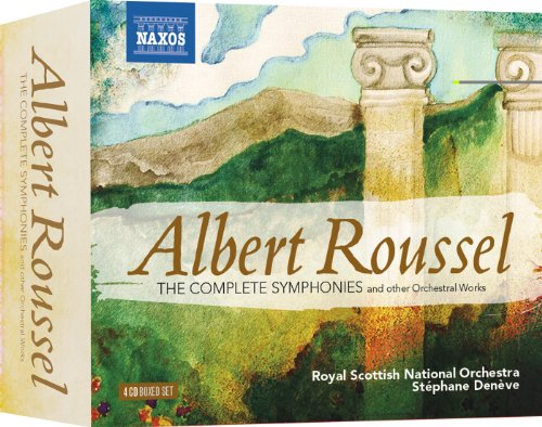 CD box set of Albert Roussel symphonies with classical column artwork.