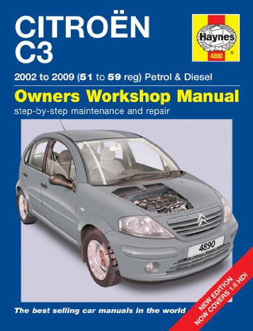 Citroen C3 Petrol & Diesel (02 - 09) Haynes Repair Manual (Paperback)