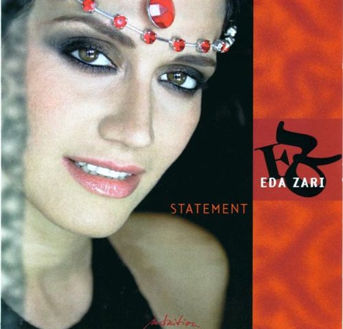 "CD cover featuring a woman wearing red jewel headband, with 'Eda Zari Statement' text."