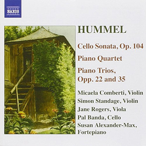 Alexander-maxmusic Coll - Hummel: Cello Sonata, Op. 104; Piano Quartet; Piano Trios, Opp. 22 & 35 [CD]