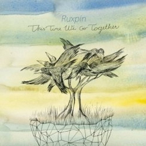 "Album cover art featuring birds in a pot with yellow and blue background."