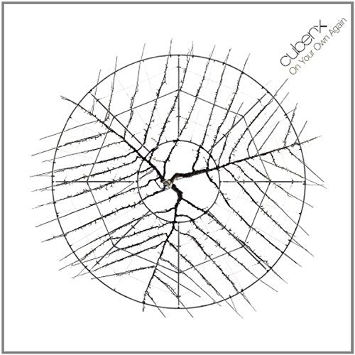White album cover with black circular design and "Cubenx - On Your Own Again" text.