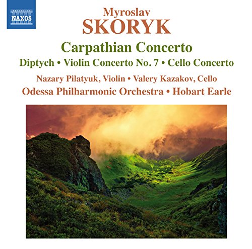 A CD cover featuring a landscape photo and text describing the music contents.