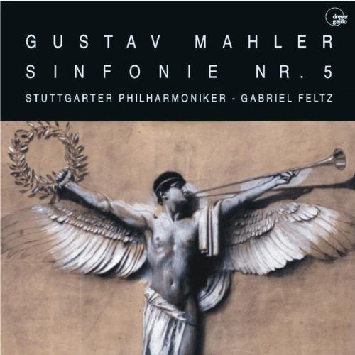 The image shows a CD cover featuring a winged man holding a trumpet.