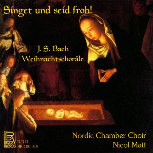 "CD cover featuring a nativity scene with Mary and the baby Jesus."