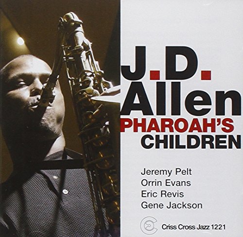 "Album cover featuring a man playing saxophone and text with artist and album name."