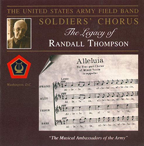 "CD cover with sheet music, portrait, and text on a brown background."