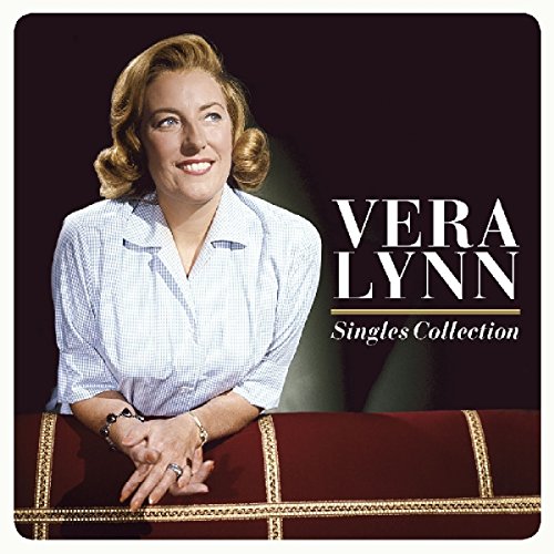 Vera Lynn album cover featuring a woman sitting on a red sofa.