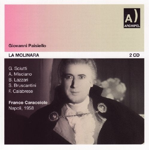CD cover with a black and white man in 18th-century attire, opera title, and names.