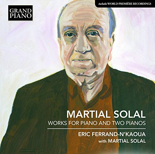 CD cover featuring a portrait of Martial Solal with white text overlay.
