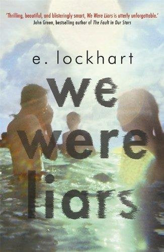 "Book cover of 'We Were Liars' by e.lockhart, featuring people in a body of water."