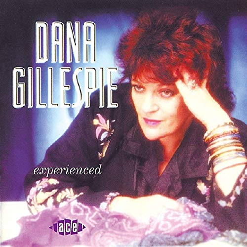 "Dana Gillespie's album cover with a woman resting her head on her hand."