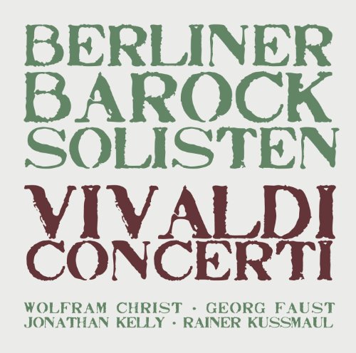 "CD cover with green and maroon text on a beige background."
