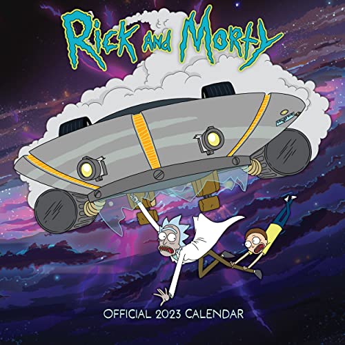 Rick & Morty 2023 Calendar, Month To View Square Wall Calendar , Official Product (Rick & Morty Square Calendar)