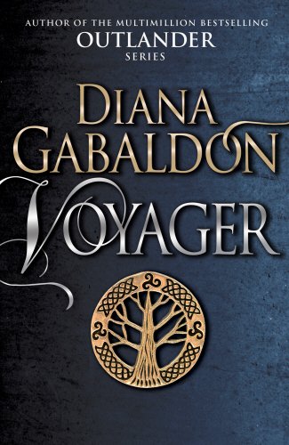 Book cover with author's name, title, and Celtic tree emblem on dark blue background.