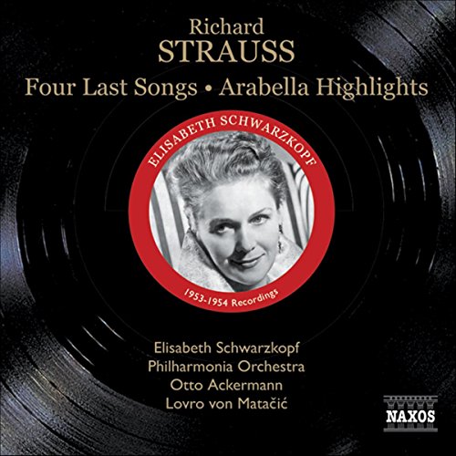 Black vinyl record cover with red circular portrait of a woman.