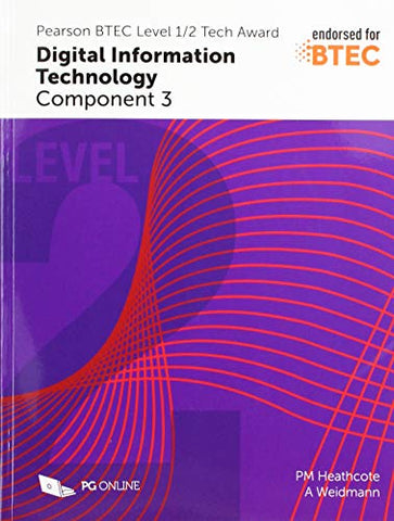 Pearson BTEC Tech Award in Digital Information Technology DIT Level 1/2 Component Unit 3 External Assessment Examination IT Learning Aims A to D ... Digital Information Technology: Component 3)