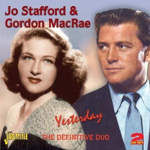 "CD cover featuring vintage portraits of Jo Stafford and Gordon Macrae."